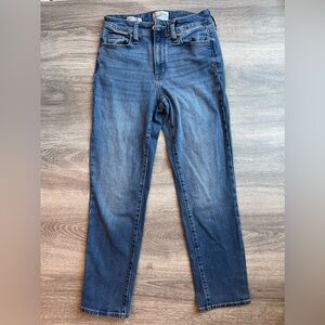 Universal Thread High Rise Slim Straight Jeans, medium wash